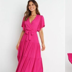 Petal & Pup Midi Barker Dress in Pink. Brand New never worn with tags. Size L